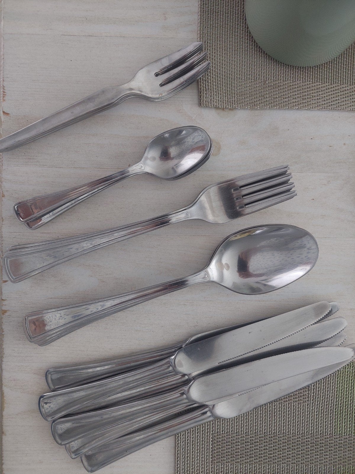 bestekset voor 6 personen, Ophalen, Bestekset