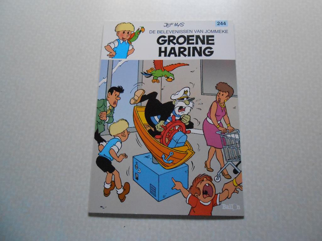 Jommeke 244 Groene haring 2008 1 ste druk., Eén stripboek, Nieuw, Jef Nys., Ophalen of Verzenden