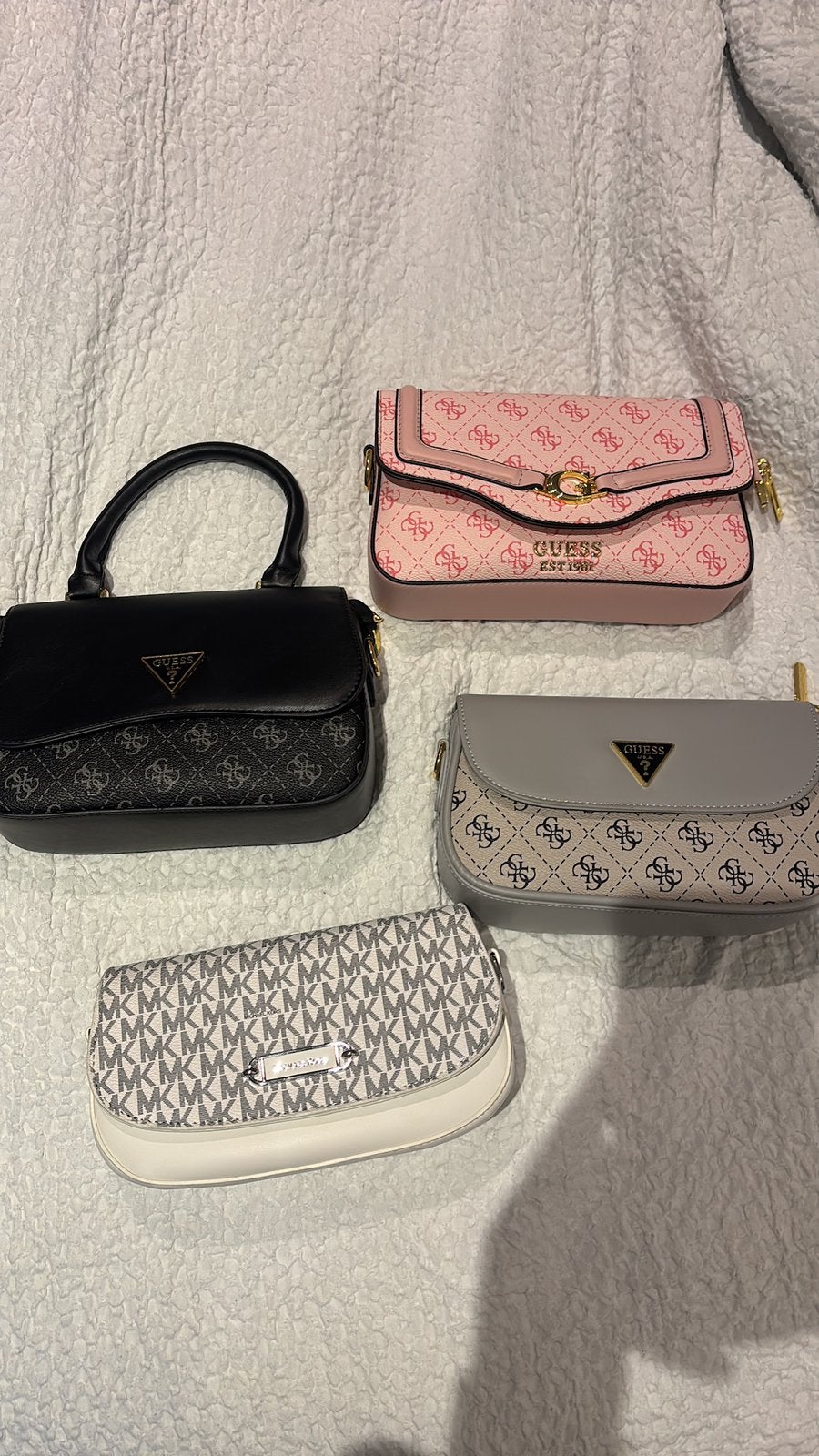 Handtassen GUESS zwart en geijs nog beschikbaar, Ophalen of Verzenden, Zo goed als nieuw, Zwart, Handtas