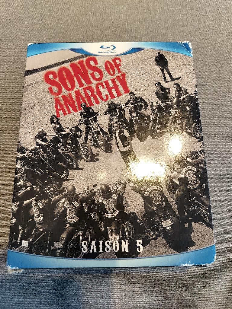 Sons Of Anarchy seizoen 5 BluRay, Ophalen of Verzenden, Gebruikt, Tv en Series, Boxset