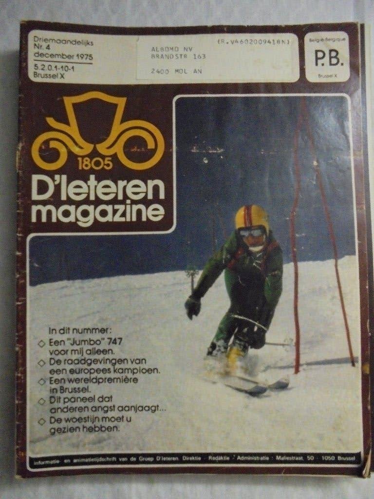 Vintage tijdschrift D'Ieteren, Enlèvement ou Envoi, 1960 à 1980, Journal ou Magazine