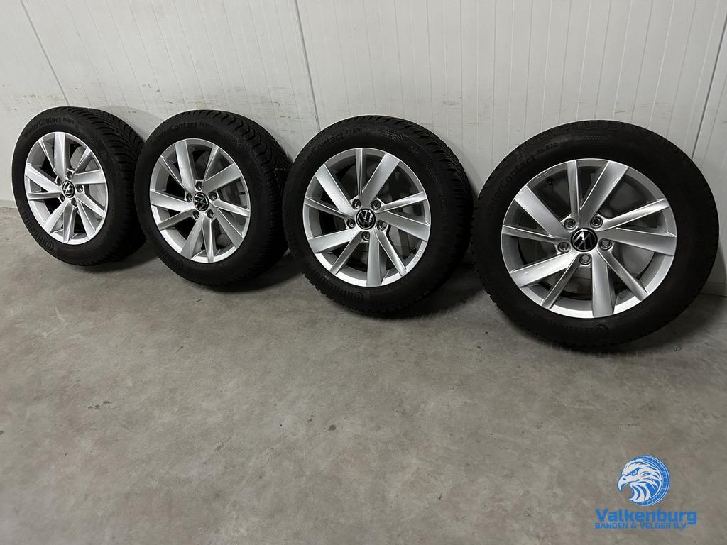 8mm! Originele VW Golf 8 5H Gavia 16 inch velgen 5x112 winte, Gebruikt, -, Banden en Velgen, -