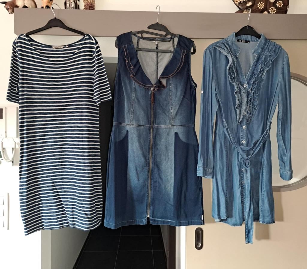 Didi blue sista, jurk jeans, Garcia of CTN, XL/46, Kleding | Dames, Jurken, Ophalen of Verzenden, Zo goed als nieuw, Maat 46/48 (XL) of groter
