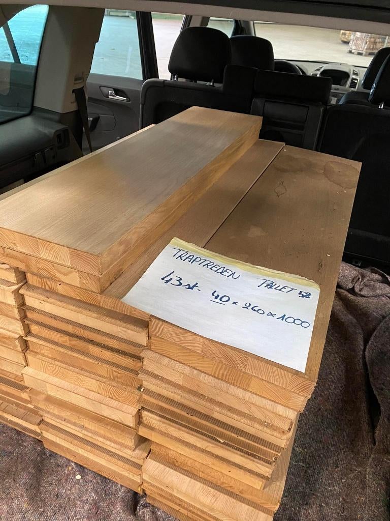 Traptreden, Doe-het-zelf en Bouw, Hout en Planken, Eiken, Ophalen