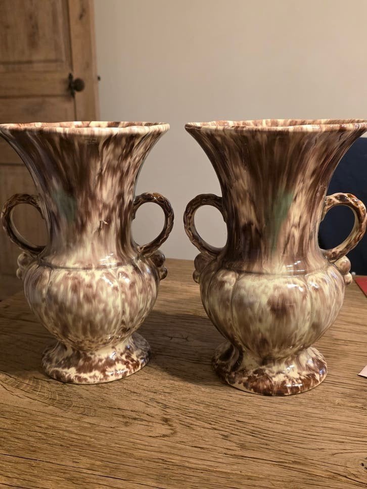 2 Vases en céramique Jasba vintage, Antiquités & Art, Enlèvement