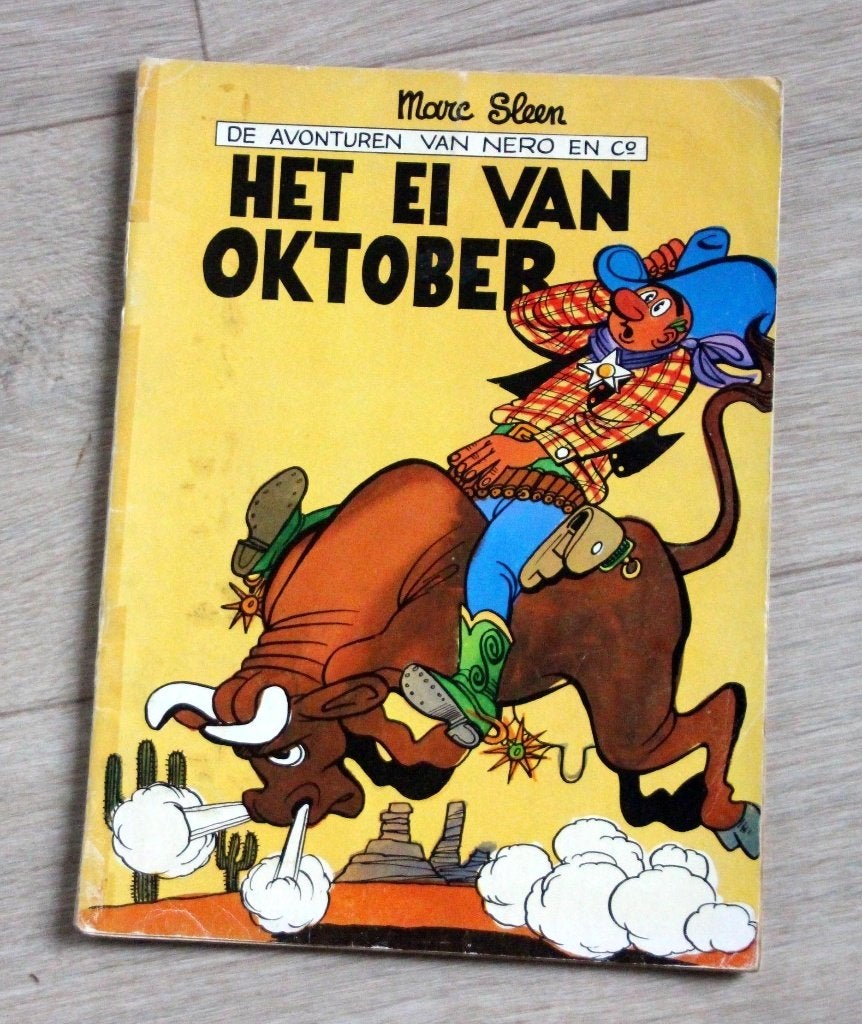 strip Nero Marc Sleen Het ei van oktober - oude editie, Boeken, Ophalen, Gelezen