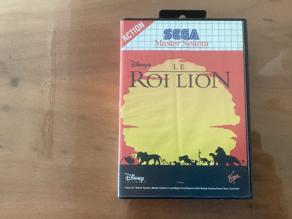 Le rou lion (The lion king )Sega master system boxed, Ophalen of Verzenden, Gebruikt, Master System
