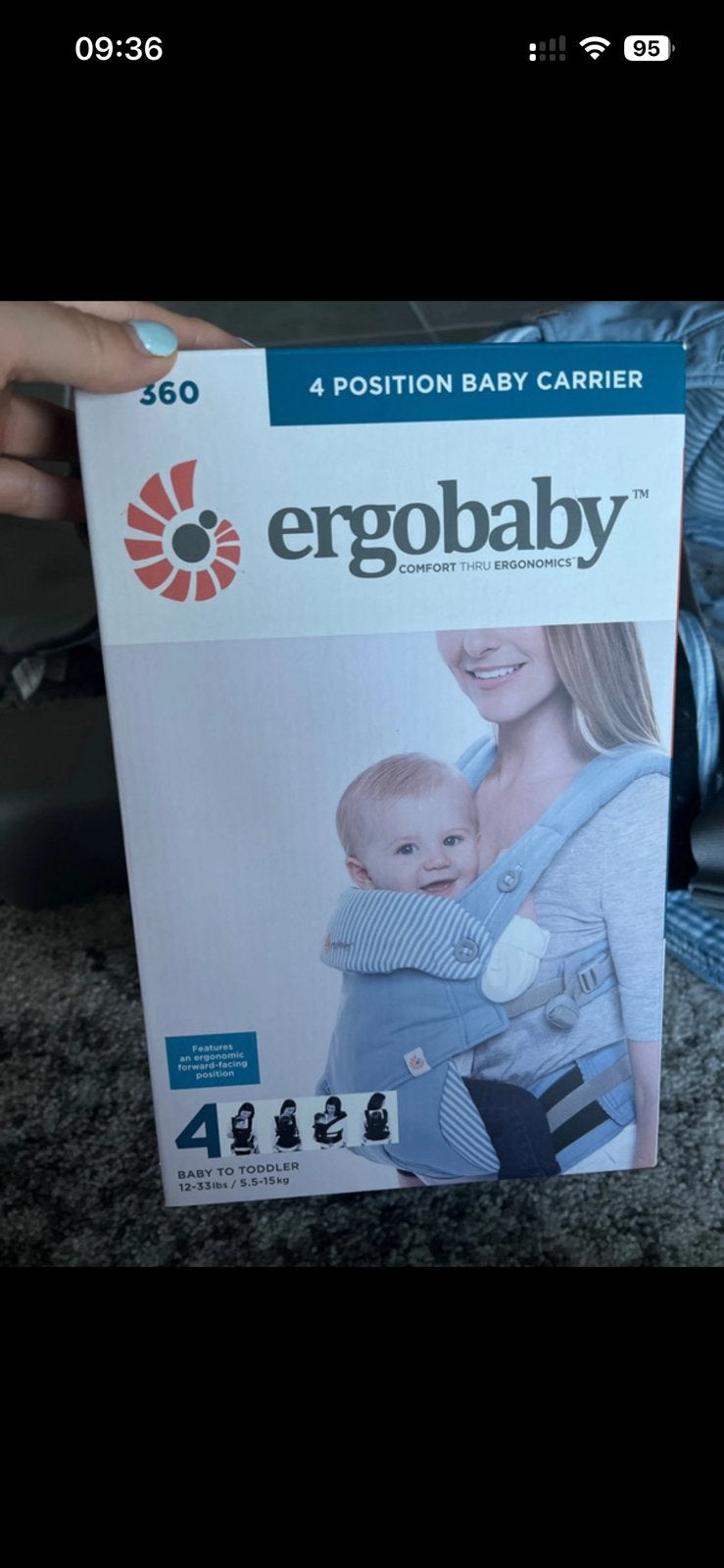 Porte-bébé Ergobaby, Enlèvement ou Envoi, Comme neuf