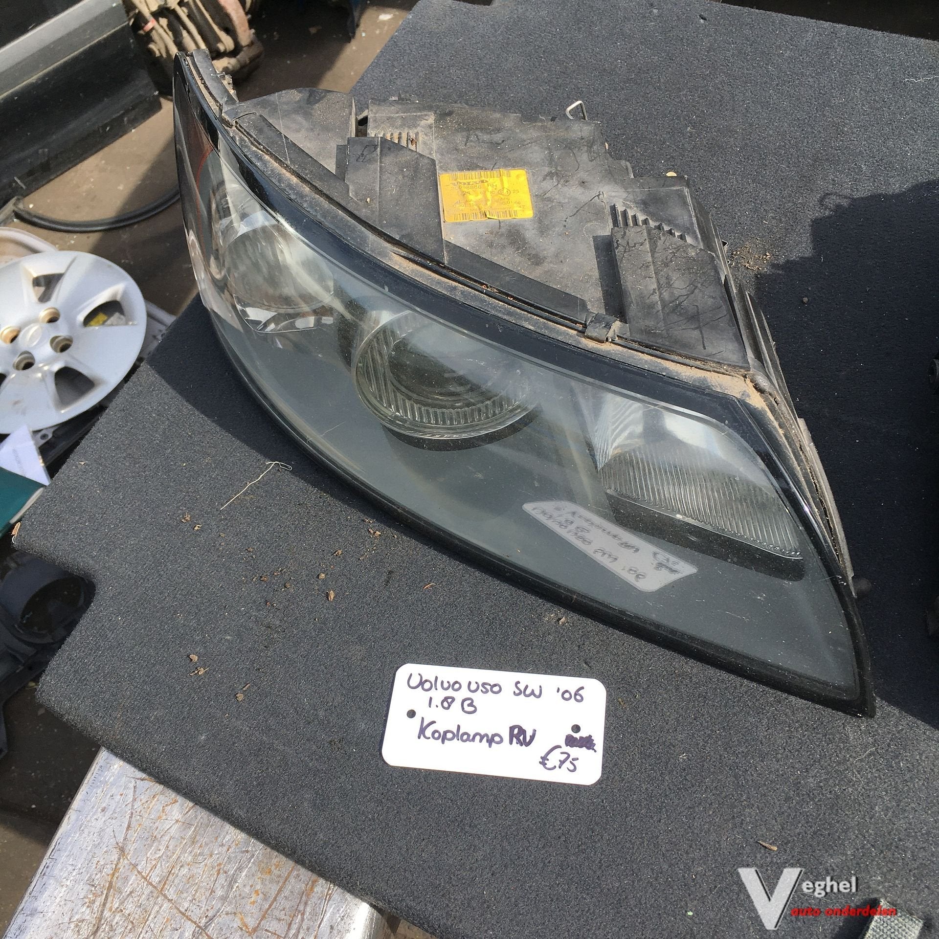 Volvo V50 Sw 1.8 B 2006 Koplamp Rechtsvoor, Gebruikt, -, -, Ophalen of Verzenden