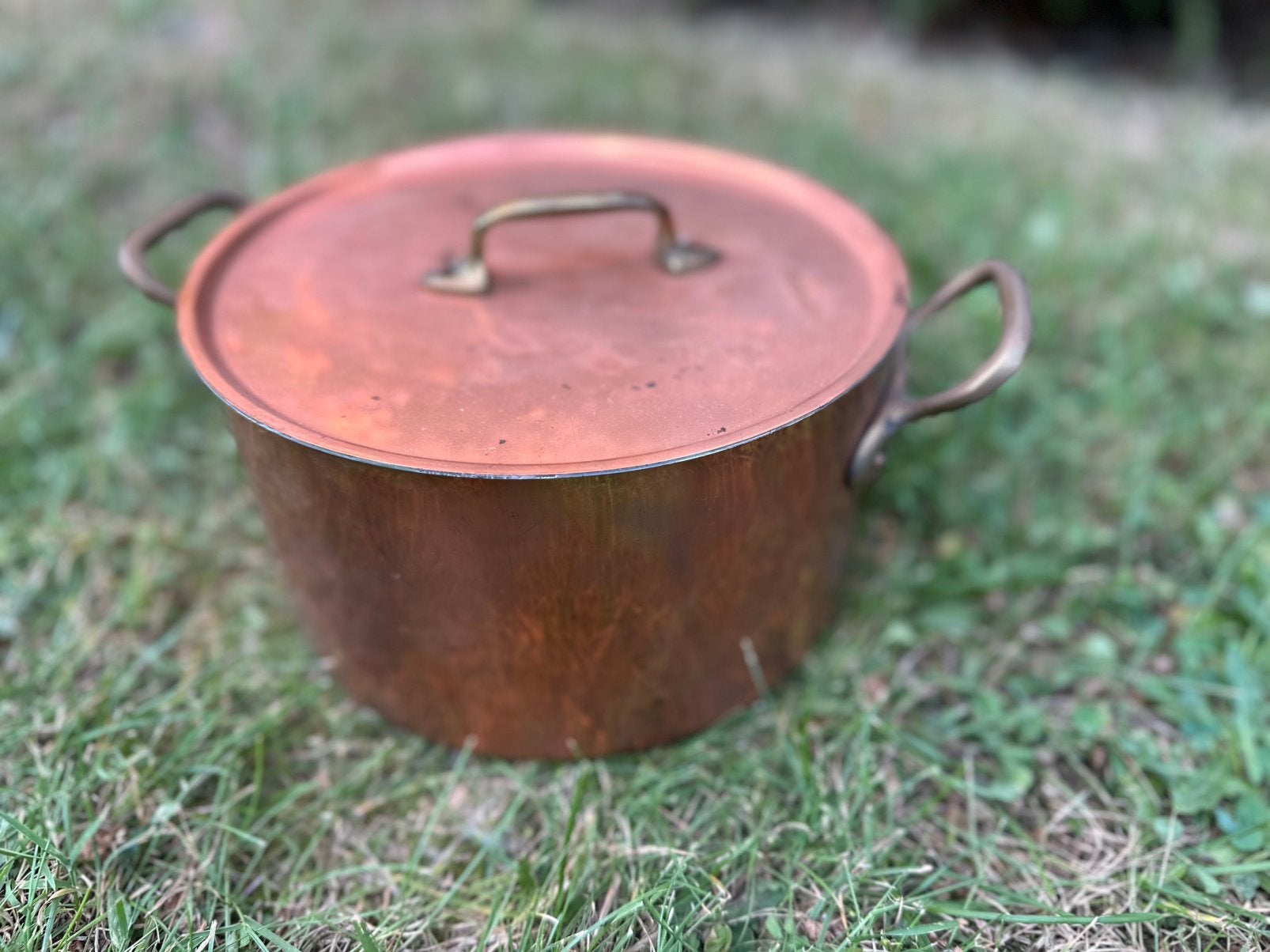 Koper aluminium kookpot, Huis en Inrichting, Keuken | Potten en Pannen, Ophalen, Zo goed als nieuw, Aluminium