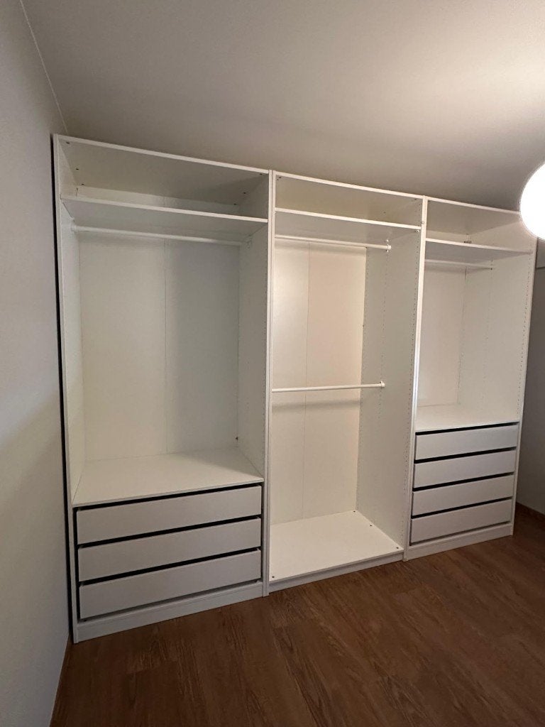 Open kleerkast IKEA (PAX systeem), 150 à 200 cm, Comme neuf, Enlèvement, 200 cm ou plus