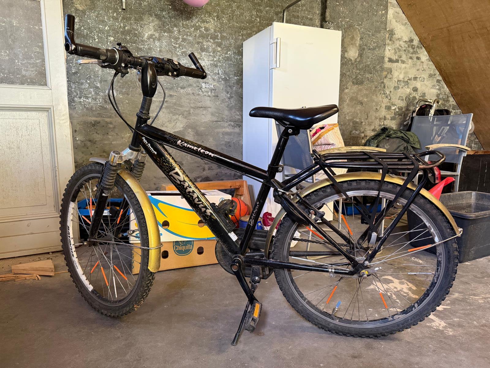 Fiets Batavus 24 inch, Fietsen en Brommers, Ophalen, Velgrem, Versnellingen, Gebruikt