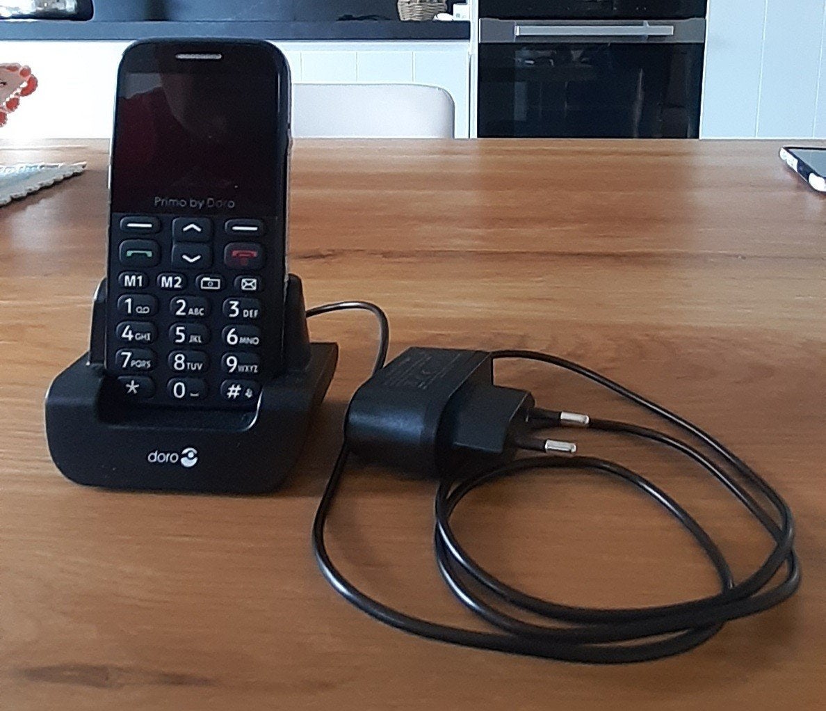 Senioren-gsm Doro Primo 366, Zwart, Fysiek toetsenbord, Ophalen of Verzenden, Klassiek of Candybar