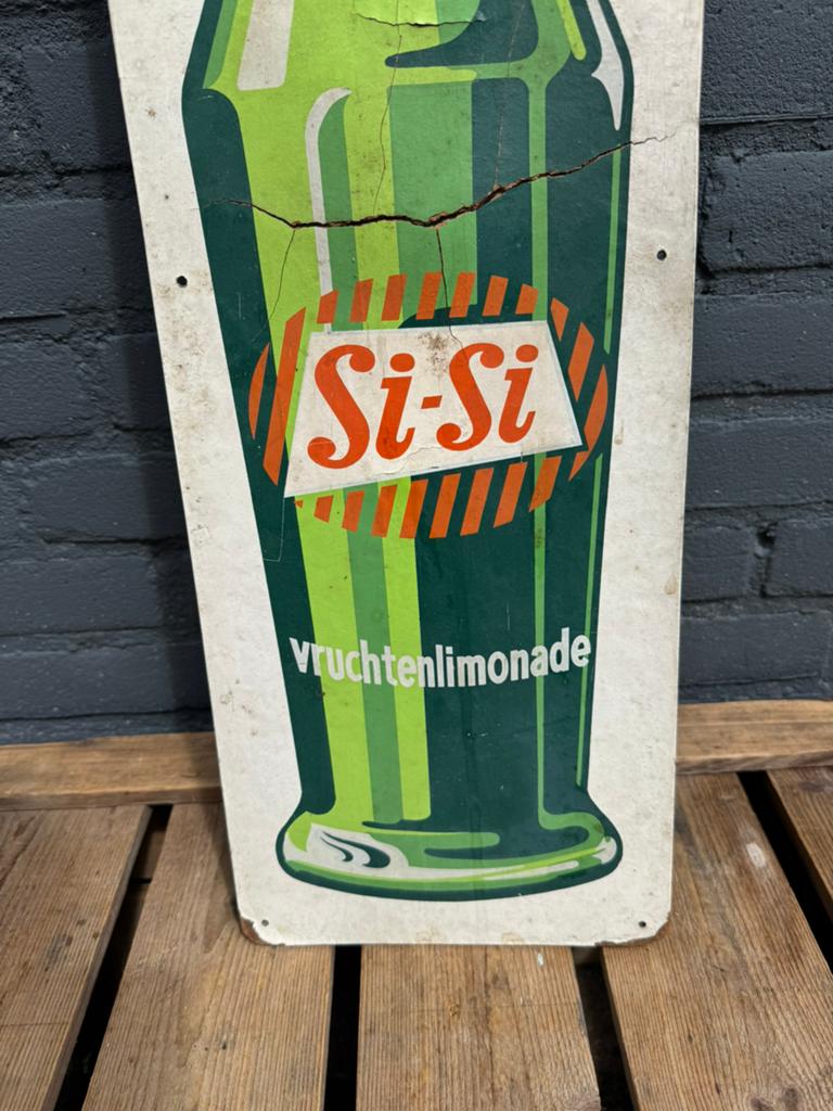 SiSi oud reclamebord, Ophalen of Verzenden, Gebruikt, Reclamebord