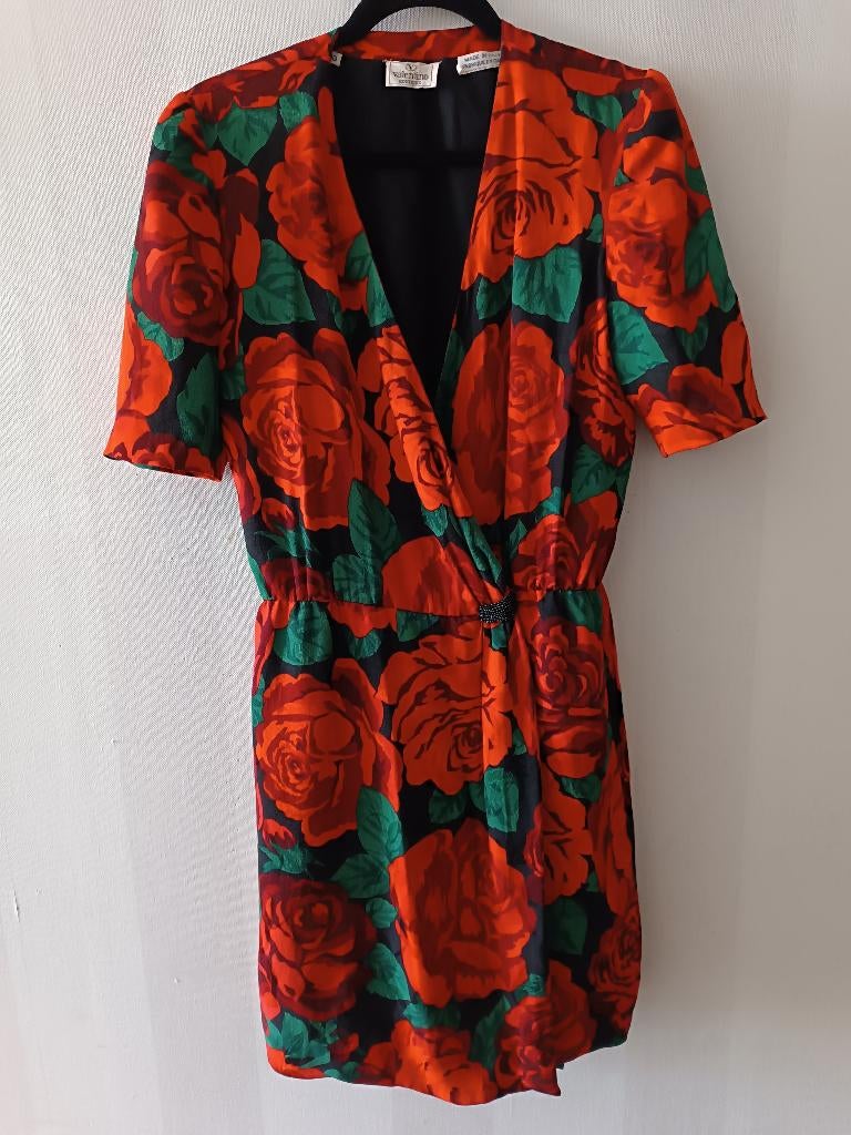 Vintage jurk Valentino maat 10, Kleding | Dames, ANDERE, Overige kleuren, Ophalen of Verzenden, Maat 36 (S)