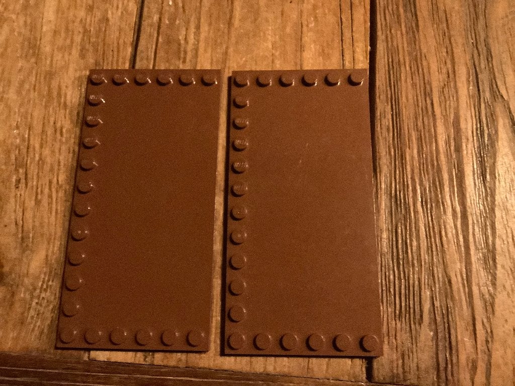 Lego Tile 6 x 12 with Studs on Edges 2st / 373-8, Gebruikt, Overige thema's, Lego, Ophalen of Verzenden