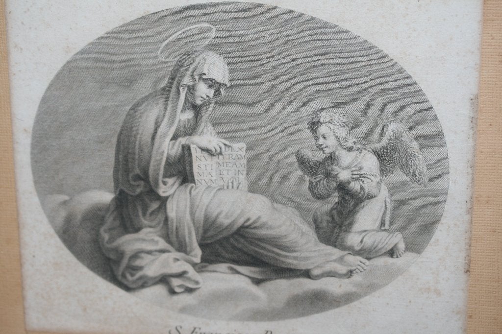Gravure 18de eeuw - S. Francisca Romana, Ophalen of Verzenden, Gravure