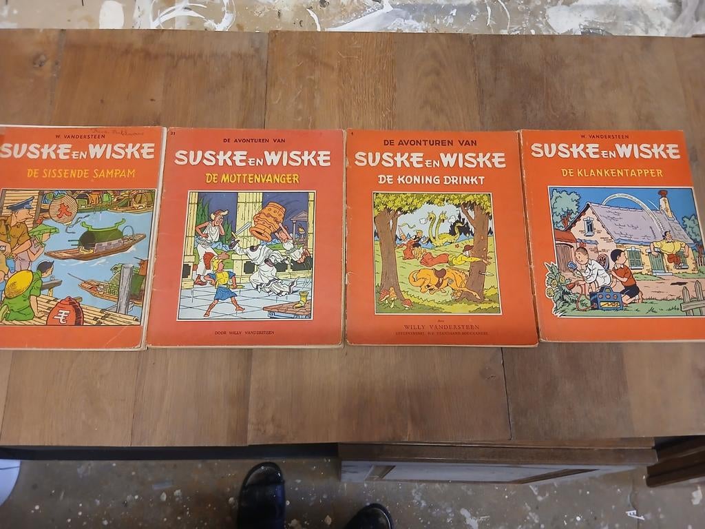 Suske en wiske, lot van 4, Boeken, Stripverhalen, Ophalen of Verzenden