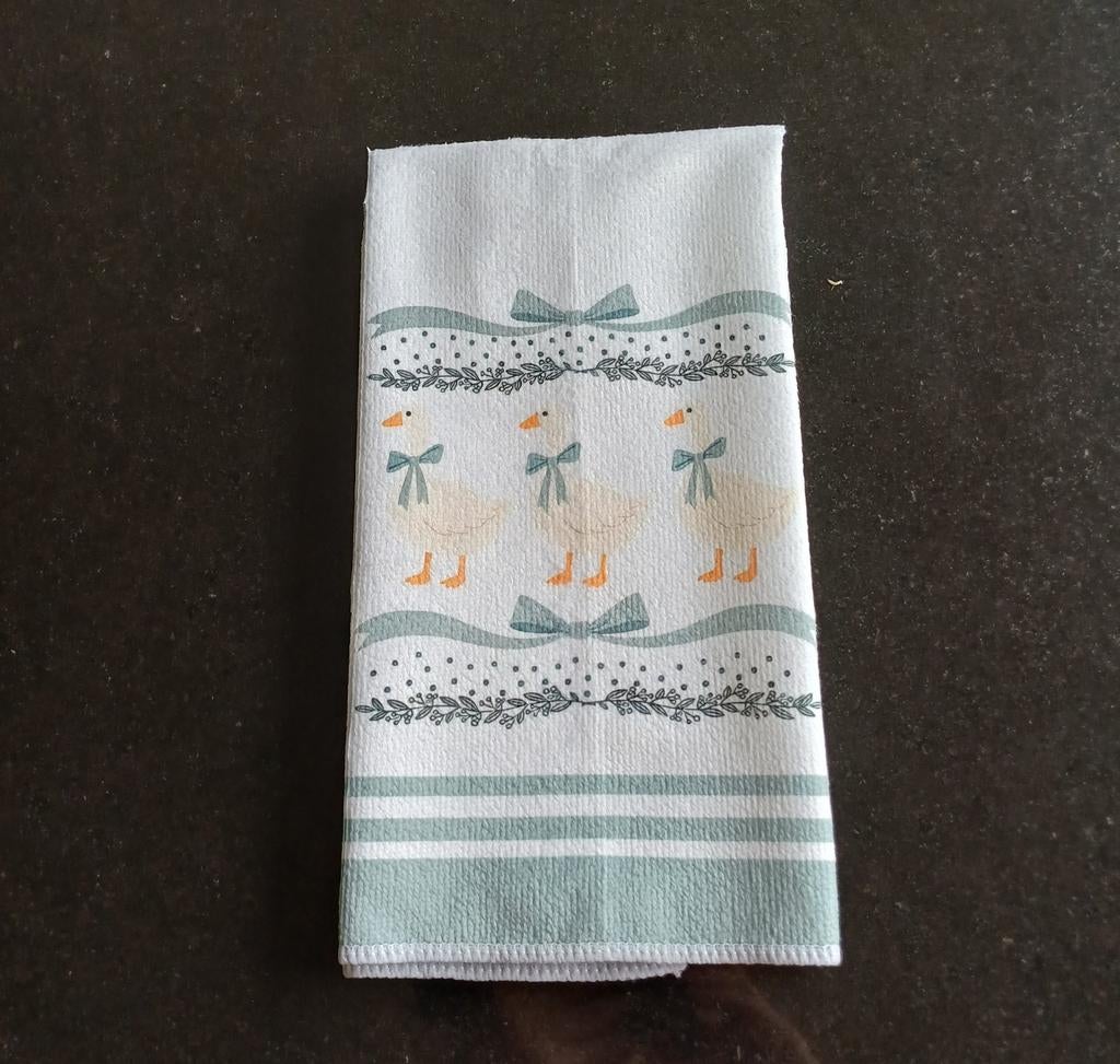 Handdoek, Huis en Inrichting, Ophalen of Verzenden, Nieuw, Blauw, Theedoek of Handdoek
