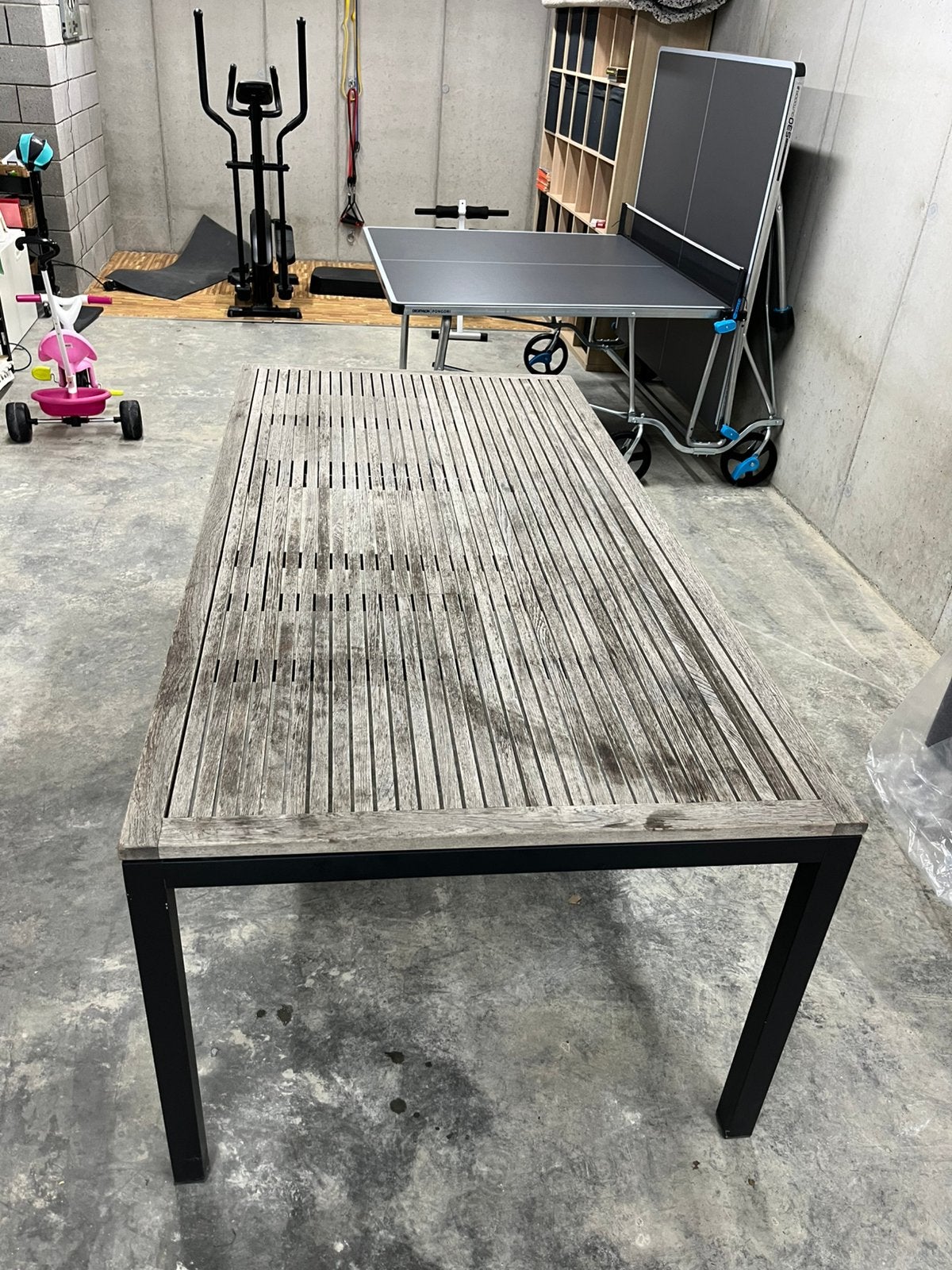 Tuintafel 100 x 200, Enlèvement, Utilisé, Aluminium