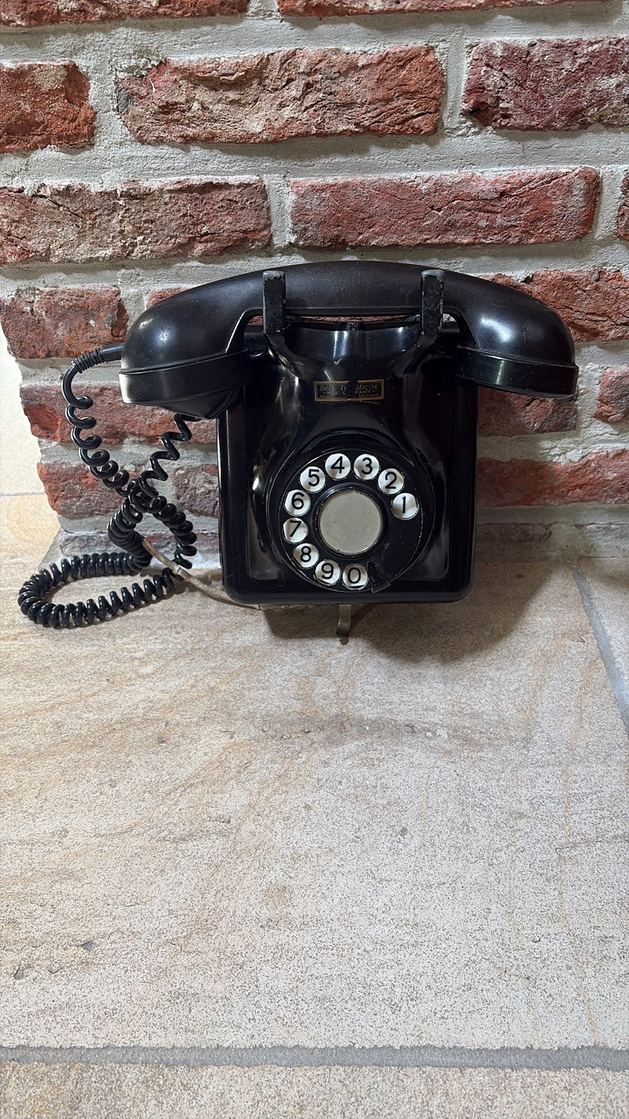 Vintage wandtelefoon, Telecommunicatie, Ophalen of Verzenden, Gebruikt, Bakeliet
