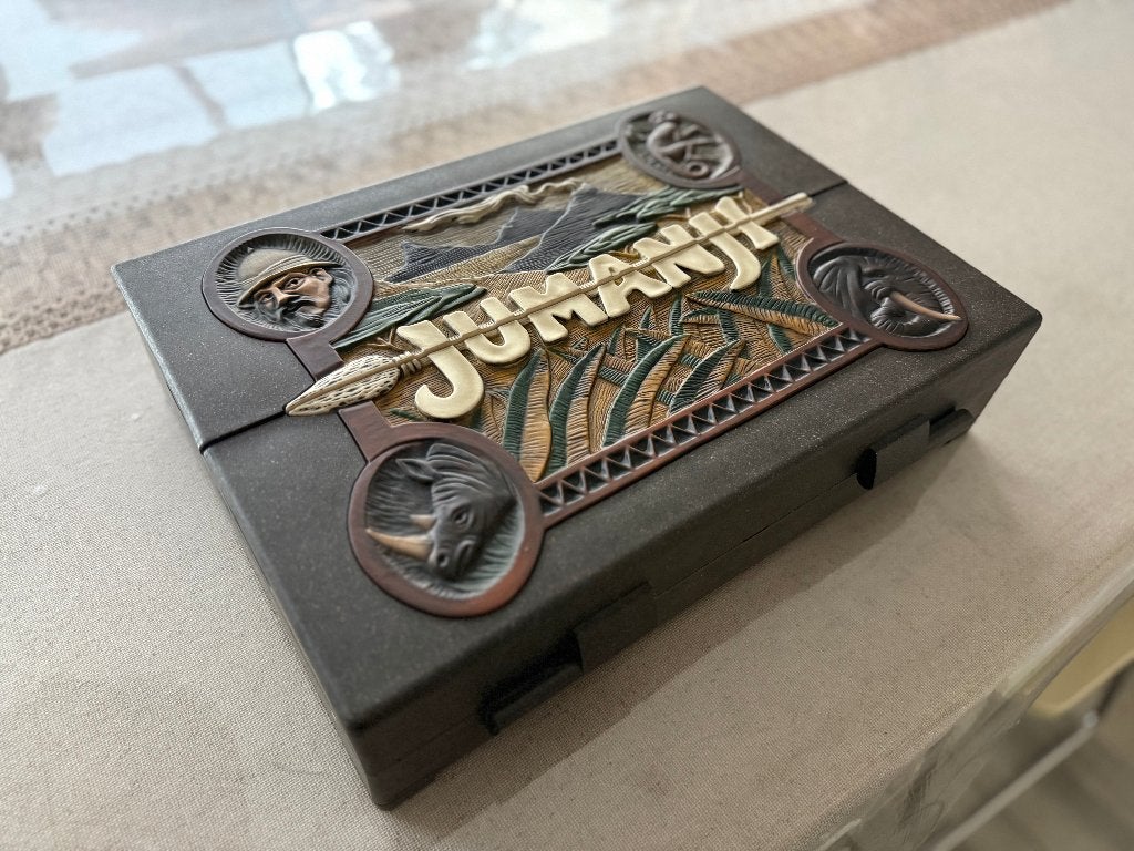 Réplique de collection officielle du plateau de jeu Jumanji, 1 ou 2 joueurs, Enlèvement, Neuf, Autre