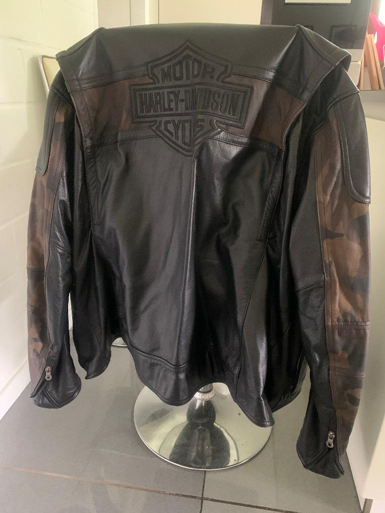 Lederen jas Harley Davidson, Motoren, Ophalen, Harley-Davidson, Heren, Jas | leer