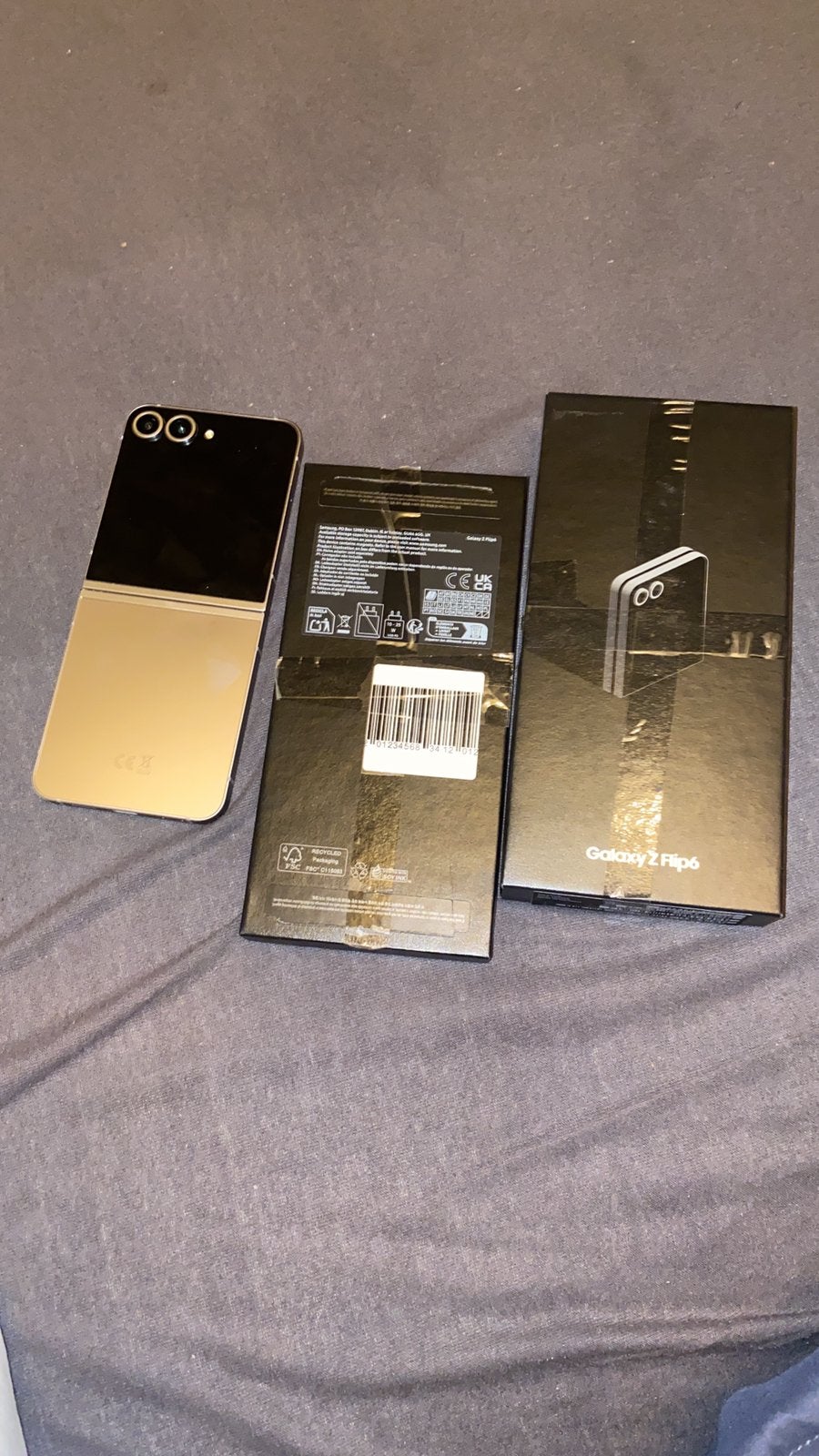 Samsung Z flip 6 256 giga klein tasje, Telecommunicatie, Ophalen, Gebruikt