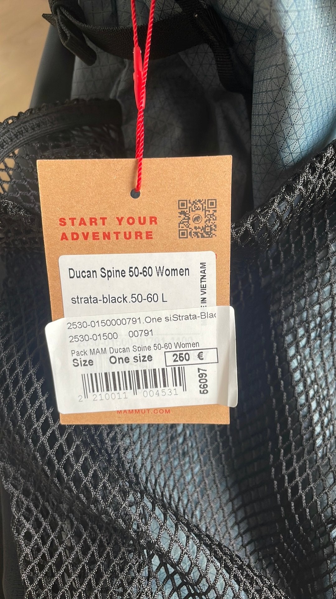 Trek rugzak mammut - NIEUW, Ophalen, Nieuw