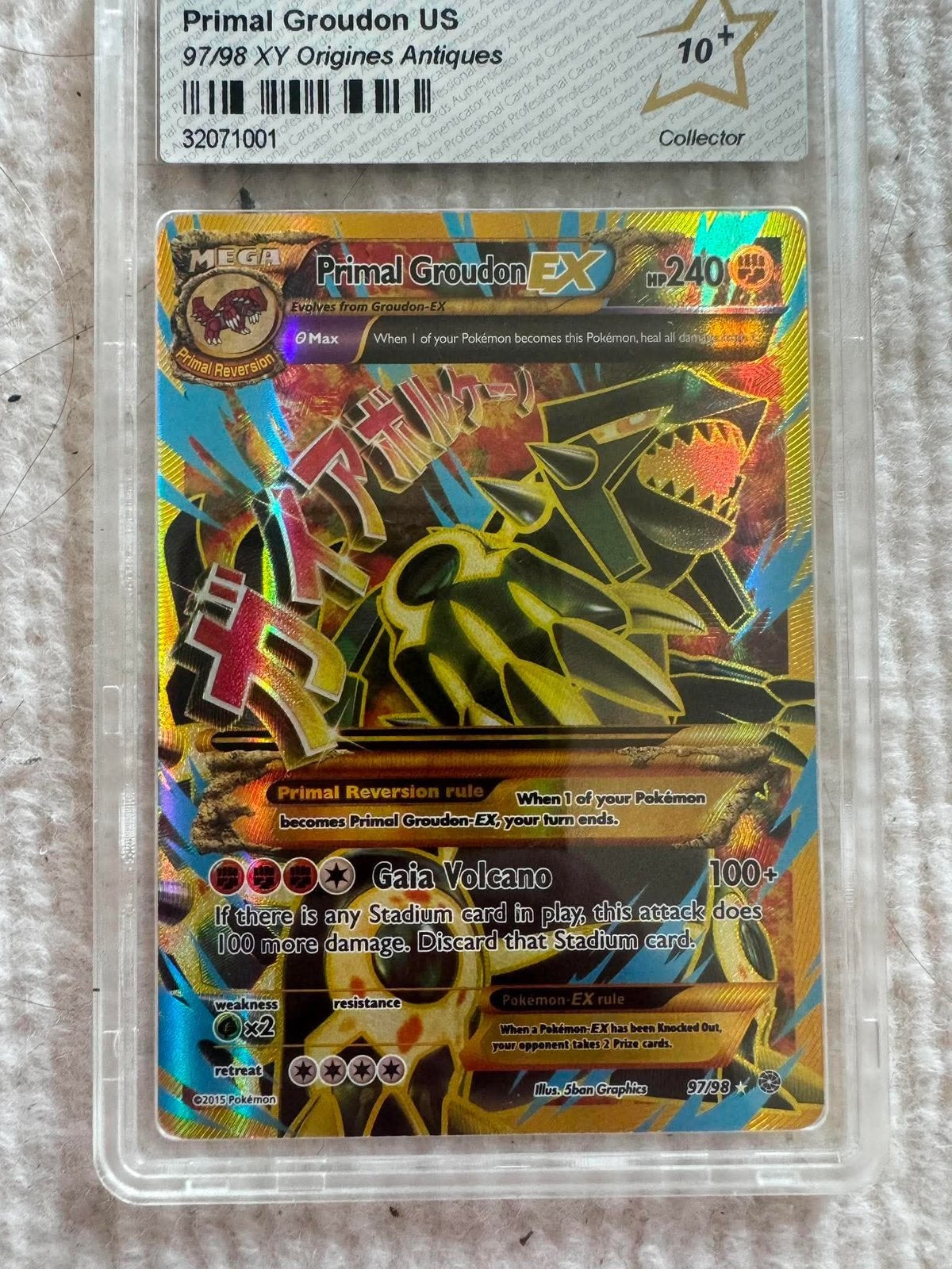 Primal groudon PCA 10, Ophalen of Verzenden, Zo goed als nieuw