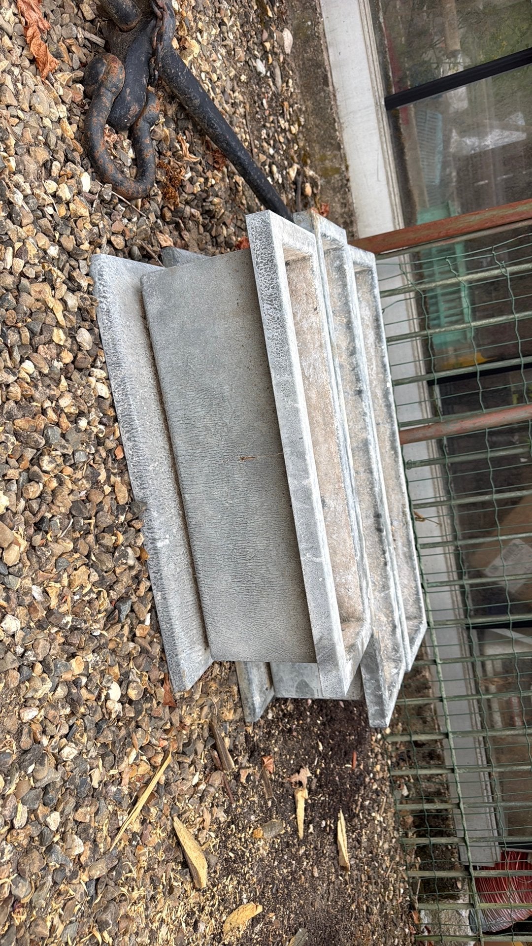 Jardinières en zinc, Enlèvement, Comme neuf