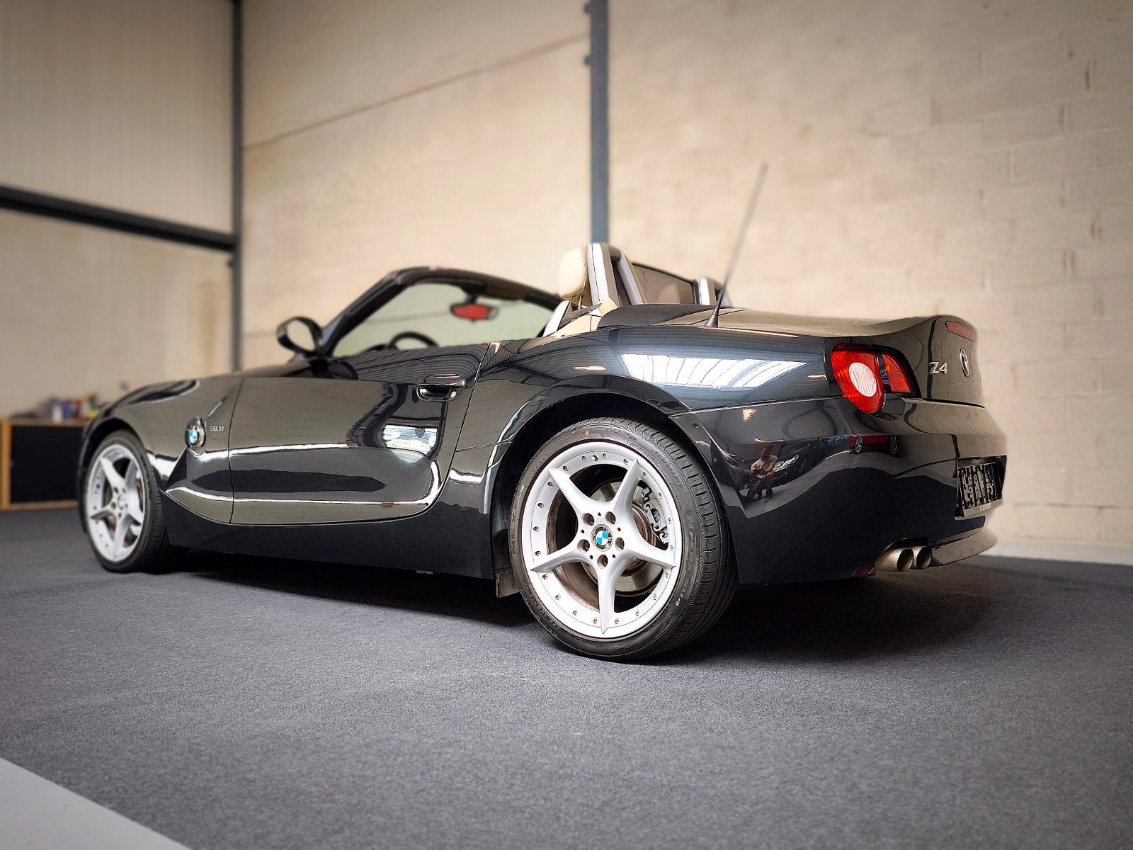 bmw z4 Roadster 2 delige velgen 3.0, Auto's, Automaat, Beige, Cabriolet, Beige