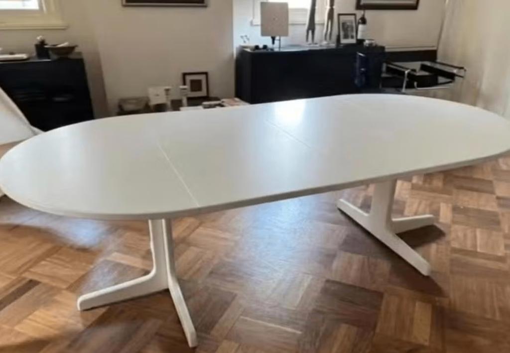 eettafel design scandinavisch, Huis en Inrichting, Tafels | Eettafels, Gebruikt, Rond, Ophalen