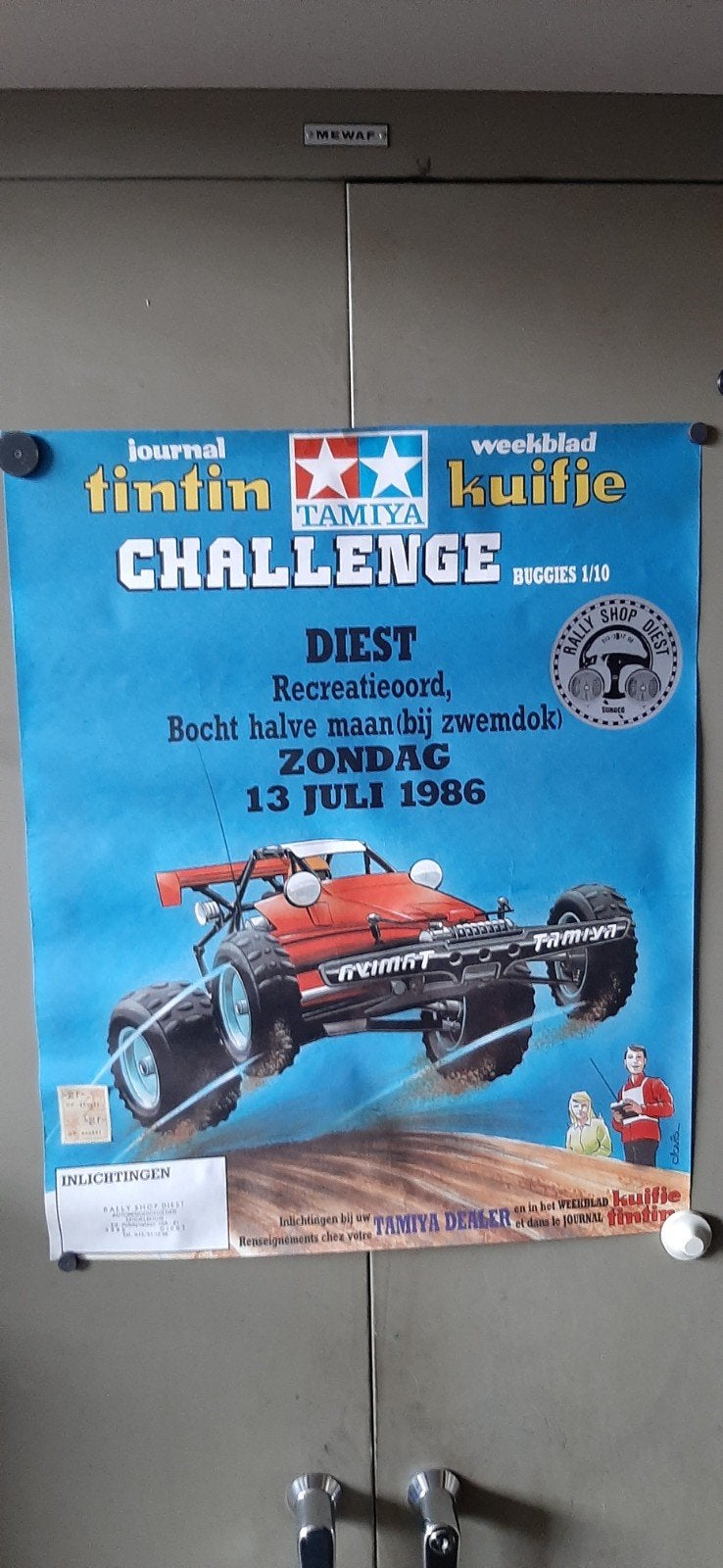 Concours d'affiches Tamiya RC Diest 1986, Hobby & Loisirs créatifs, Enlèvement ou Envoi, Neuf