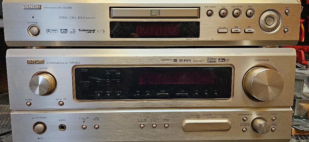 HIFI-versterker & DVD-speler DENON (set), Denon, Enlèvement, Utilisé, Connexion MP3
