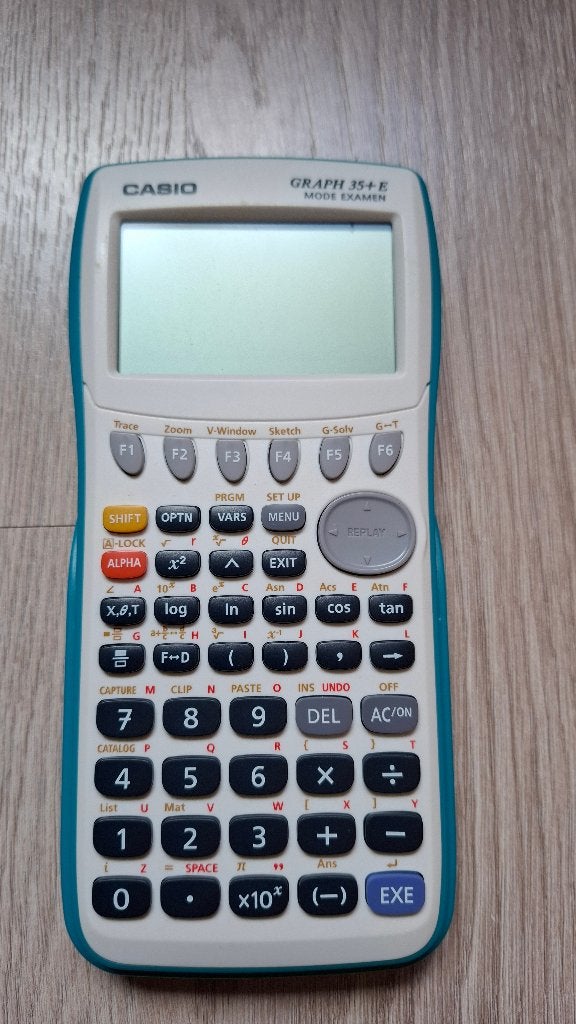 Casio Graph 35+E, Ophalen, Grafische rekenmachine, Gebruikt