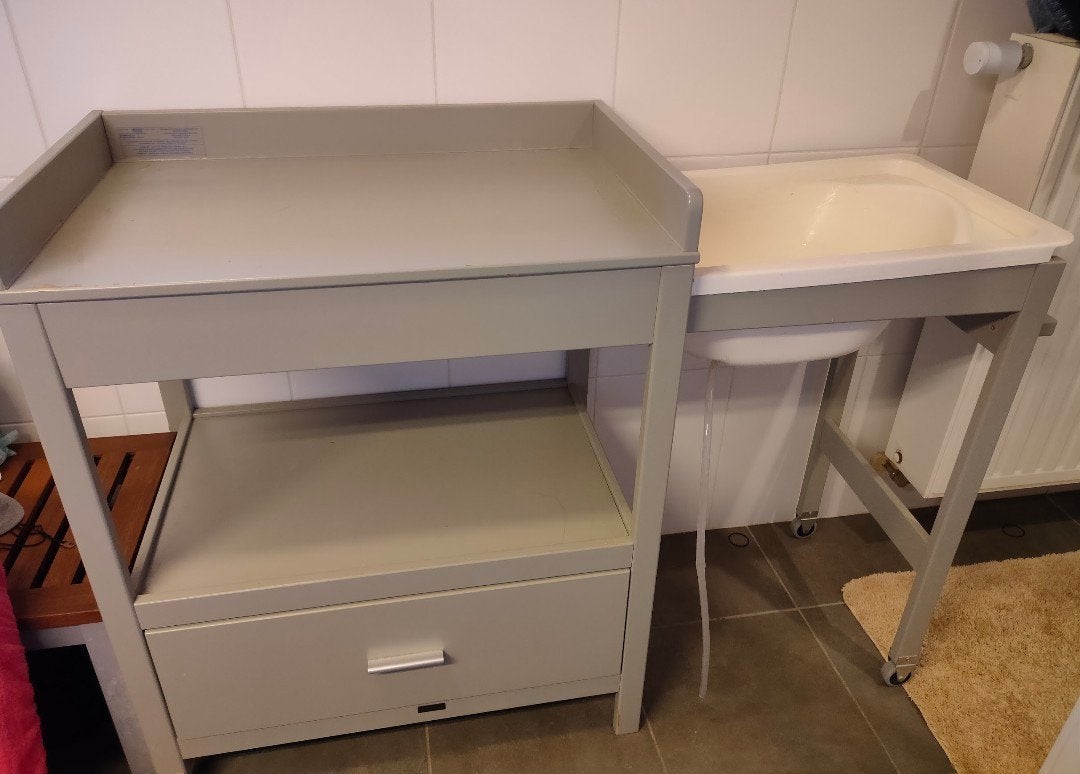 Verzorgingstafel met kussen, Kinderen en Baby's, Ophalen