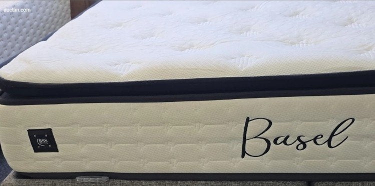 Matelas neuf 160 + lit d'occasion en simili cuir, Ophalen of Verzenden, Nieuw, Stof, 160 cm