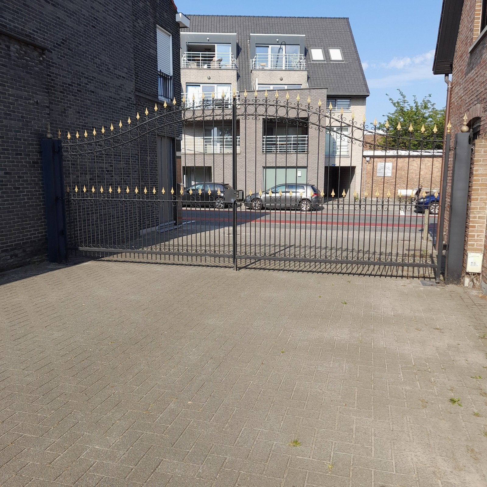Uniek smeedijzer sierhekken 7 x 3 meter, Tuin en Terras, Tuinpoorten, Ophalen, 200 cm of meer, Zo goed als nieuw, IJzer