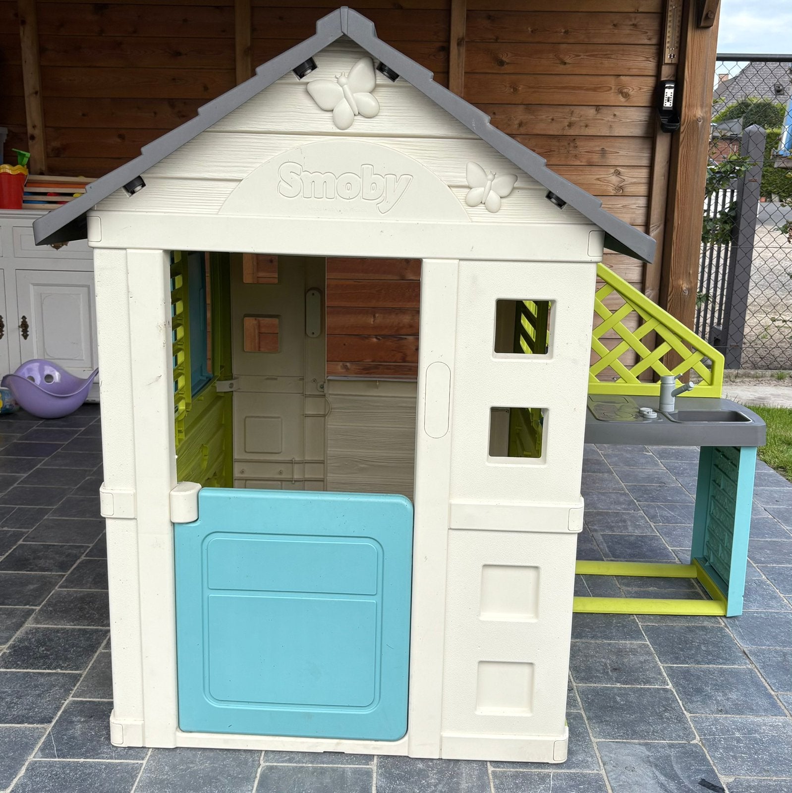 Smoby speelhuis, Kinderen en Baby's, Ophalen, Gebruikt, Plastic