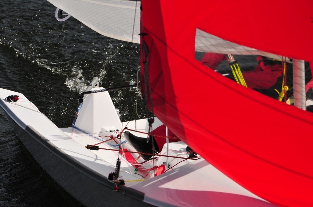 dériveur PONANT nr. 5307 complet avec remorque de route, Watersport en Boten, Ophalen, Fok, Composiet, 5 m
