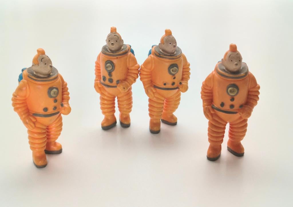 Les astronautes de Tintin, Enlèvement ou Envoi, Tintin, Comme neuf, Statue ou Figurine