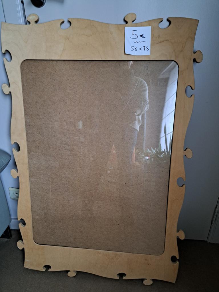Grote houten kader - puzzel, Ophalen