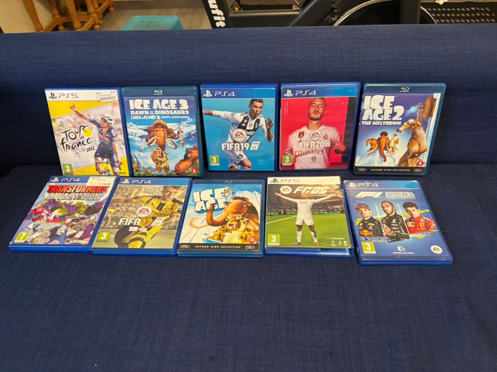 Ps4games/films, Cd's en Dvd's, Ophalen, Zo goed als nieuw