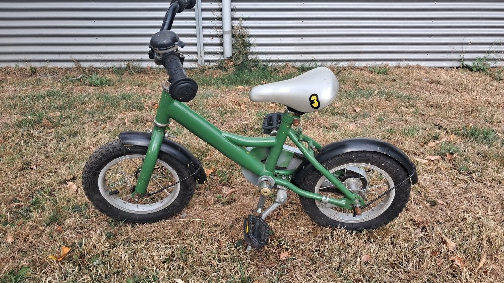 kinderfietsje, Fietsen en Brommers, Fietsen | Kinderfietsjes, Ophalen, Terugtraprem, Onbekend, 16 tot 20 inch