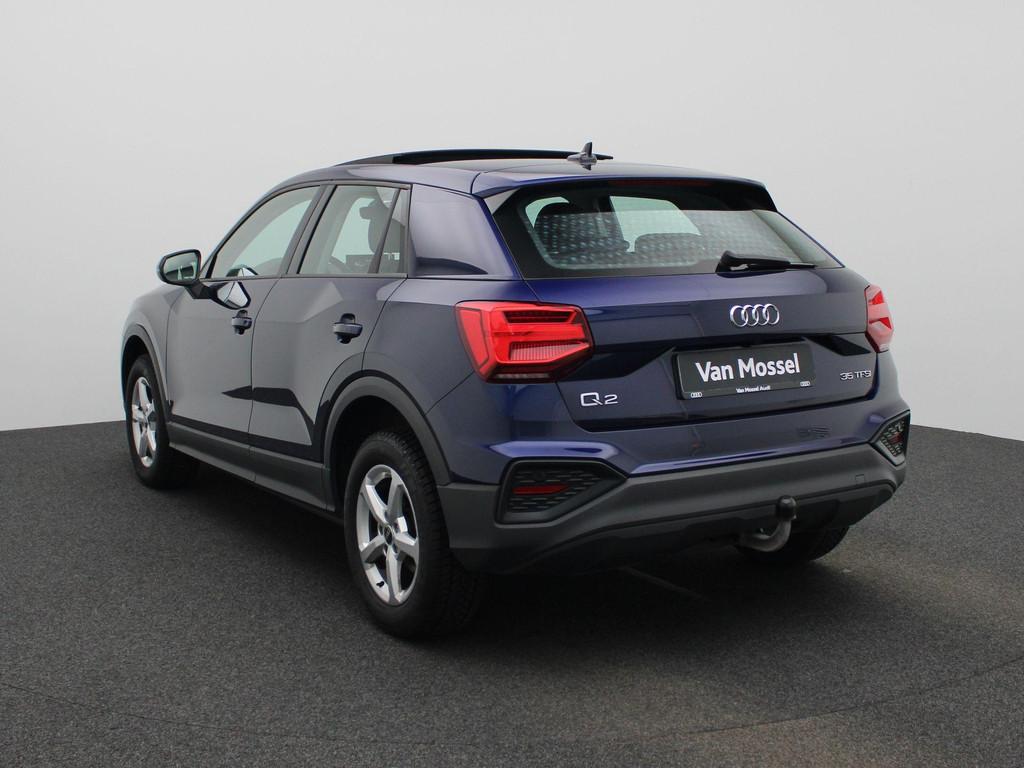 Audi Q2 1.5 35 TFSI 110kW Attraction, Auto's, Voorwielaandrijving, Stof, Gebruikt, Blauw