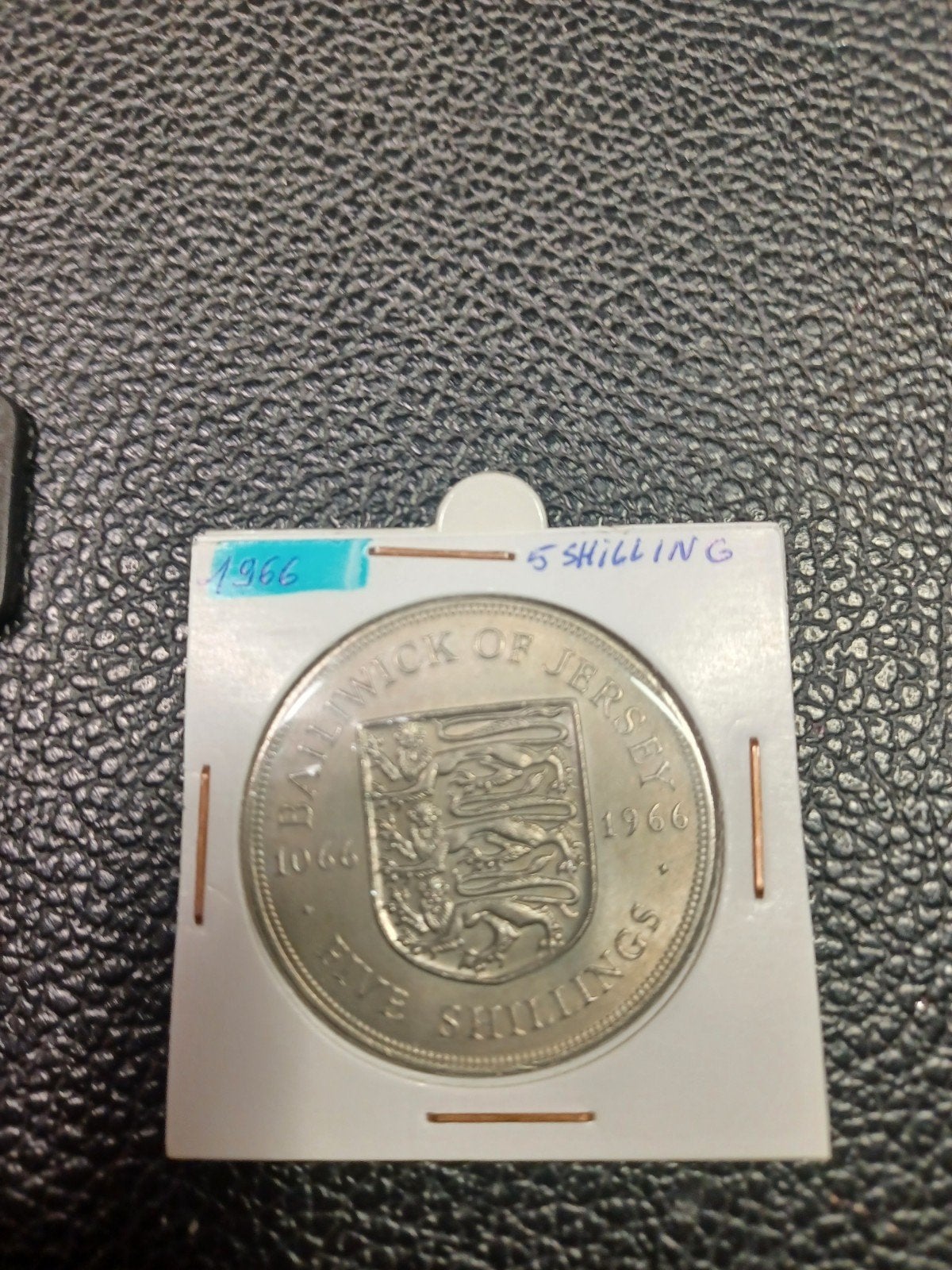 Jersey five shilling 1966, Timbres & Monnaies, Enlèvement ou Envoi