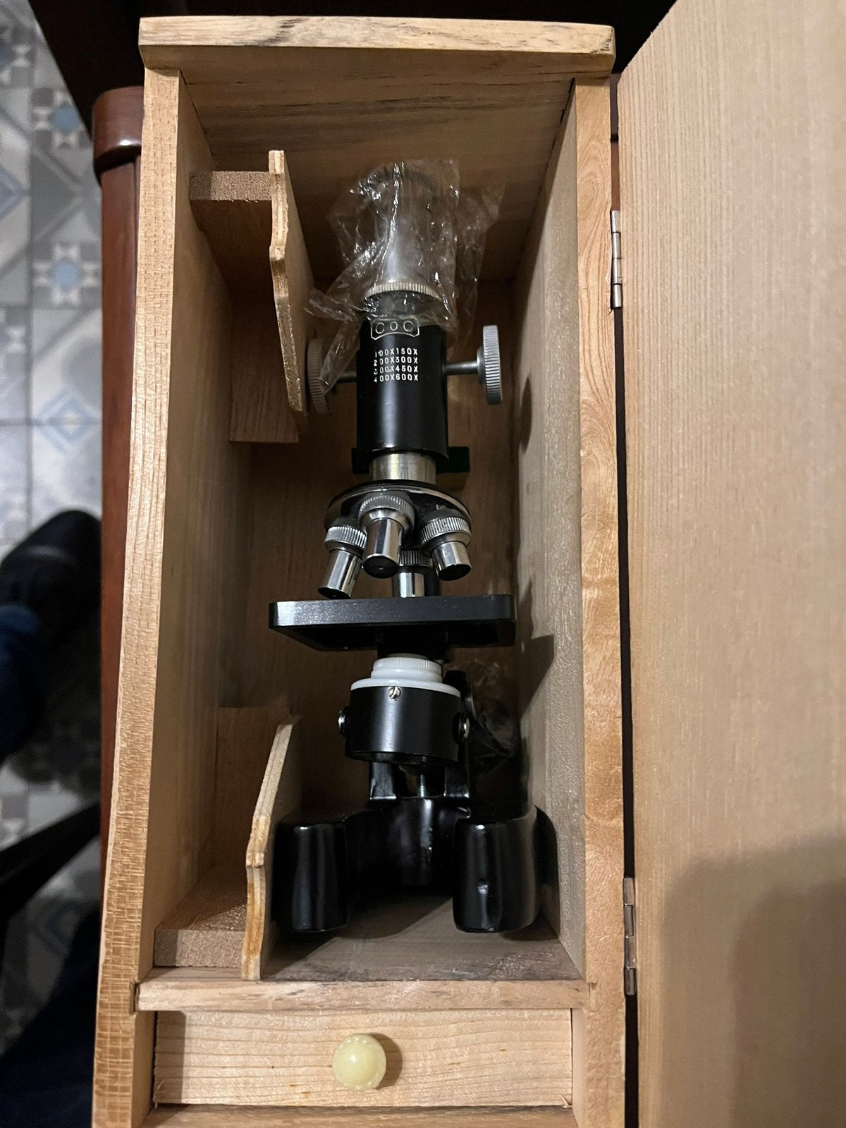 C.O.C vintage microscoop in de originele doos, Audio, Tv en Foto, Ophalen of Verzenden, Zo goed als nieuw