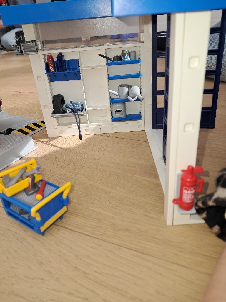 Playmobile garage, Ophalen, Gebruikt