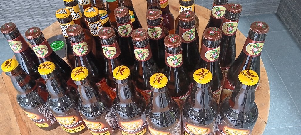 Lot 50 tal bieren restpartij van feestje, Verzamelen, Ophalen of Verzenden, Nieuw, Overige typen